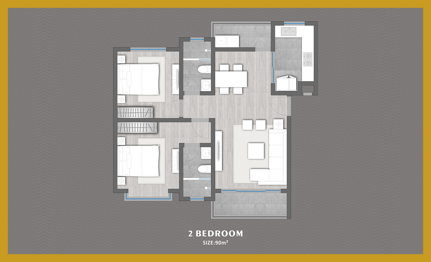 Aries Residence 2 bedroom apartment